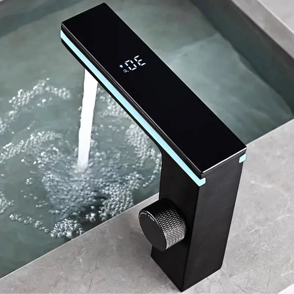 Smart LED Faucet Pro – خلاط حوض حمام ديجيتال LED مستــورد – Upgrade كامل لحمامك