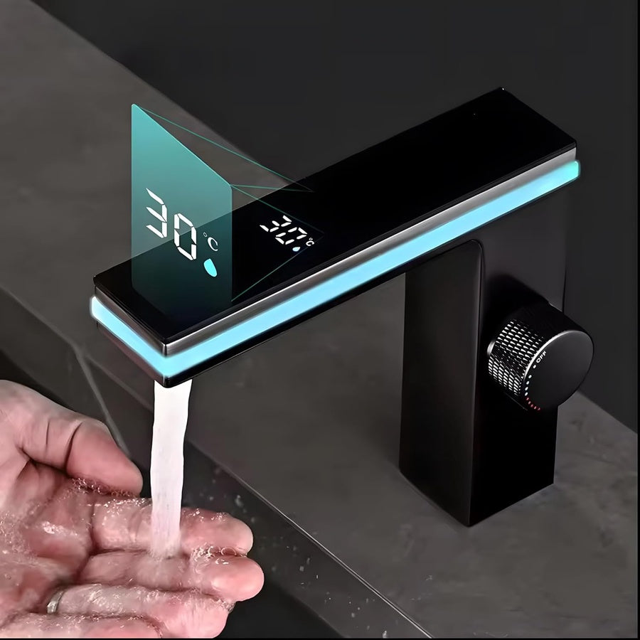 Smart LED Faucet Pro – خلاط حوض حمام ديجيتال LED مستــورد – Upgrade كامل لحمامك