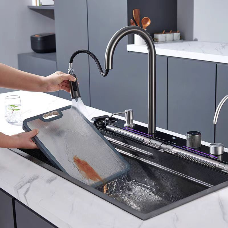 حوض مطبخ سمارت 75×45 تركي