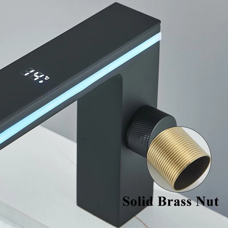 Smart LED Faucet Pro – خلاط حوض حمام ديجيتال LED مستــورد – Upgrade كامل لحمامك