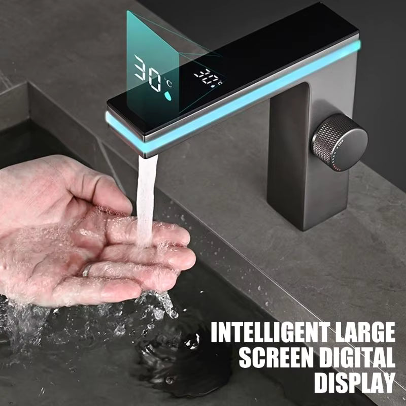 Smart LED Faucet Pro – خلاط حوض حمام ديجيتال LED مستــورد – Upgrade كامل لحمامك