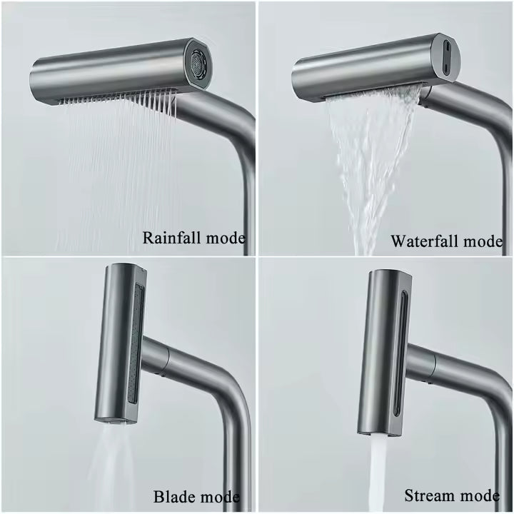 خلاط مطبخ أسود 4 أنظمة