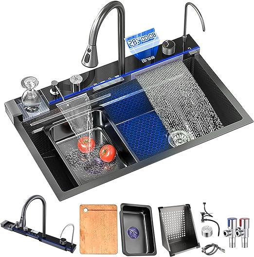 حوض مطبخ سمارت 75×45 تركي