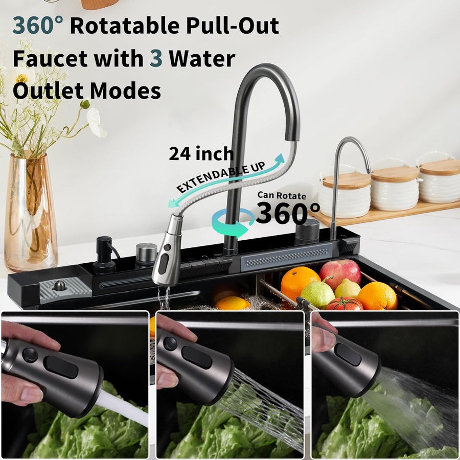 حوض مطبخ سمارت 75×45 تركي