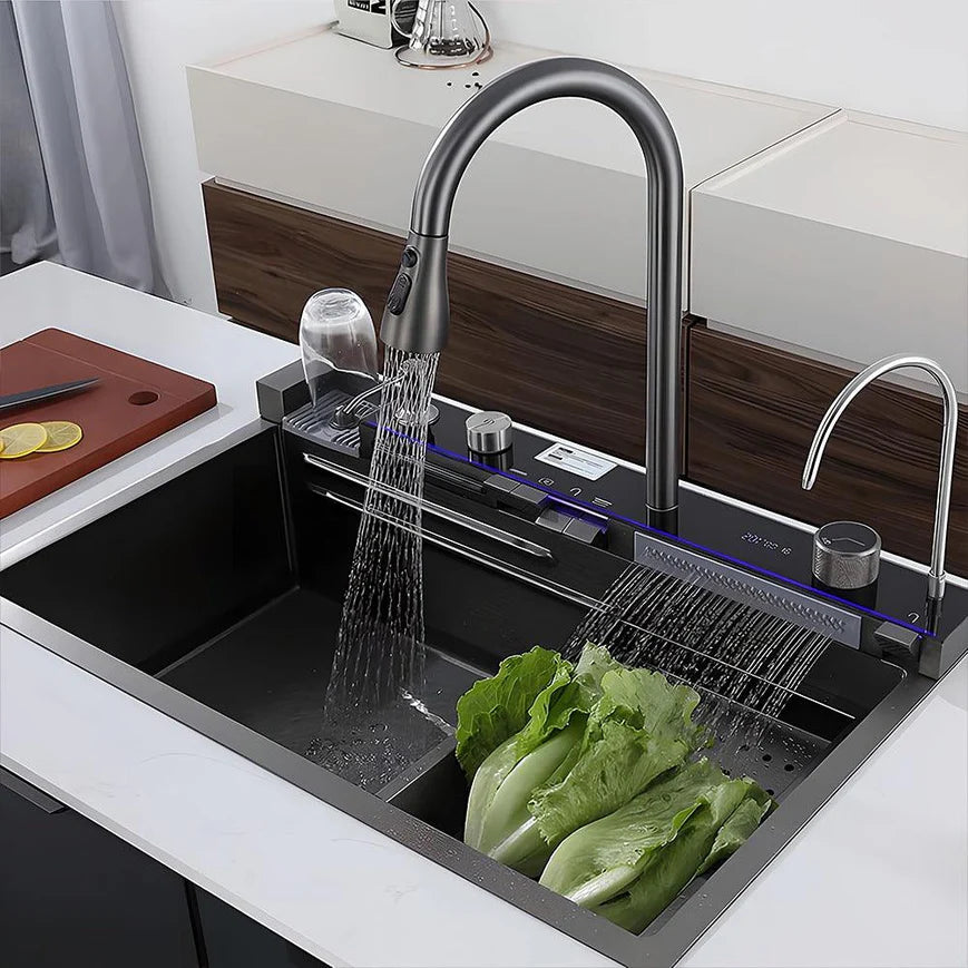 حوض مطبخ سمارت 75×45 شاشة ديجيتال