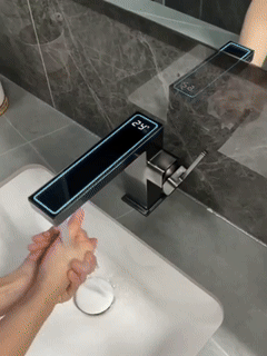 خلاط حوض حمام LED ديجيتال