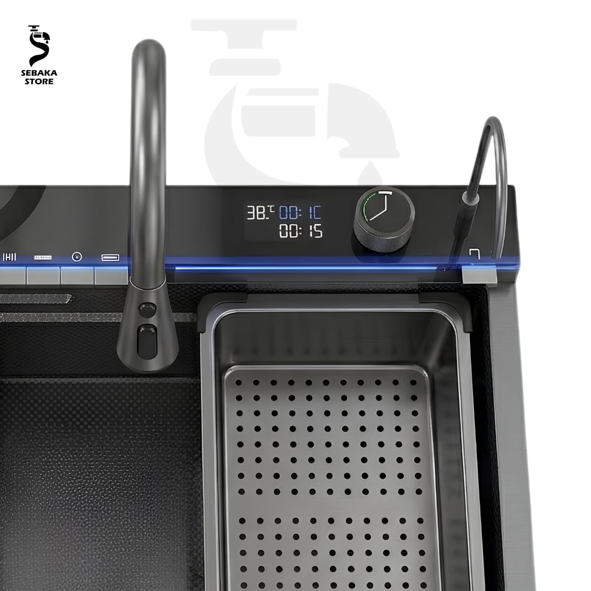 حوض مطبخ سمارت 75×45 ديجيتال