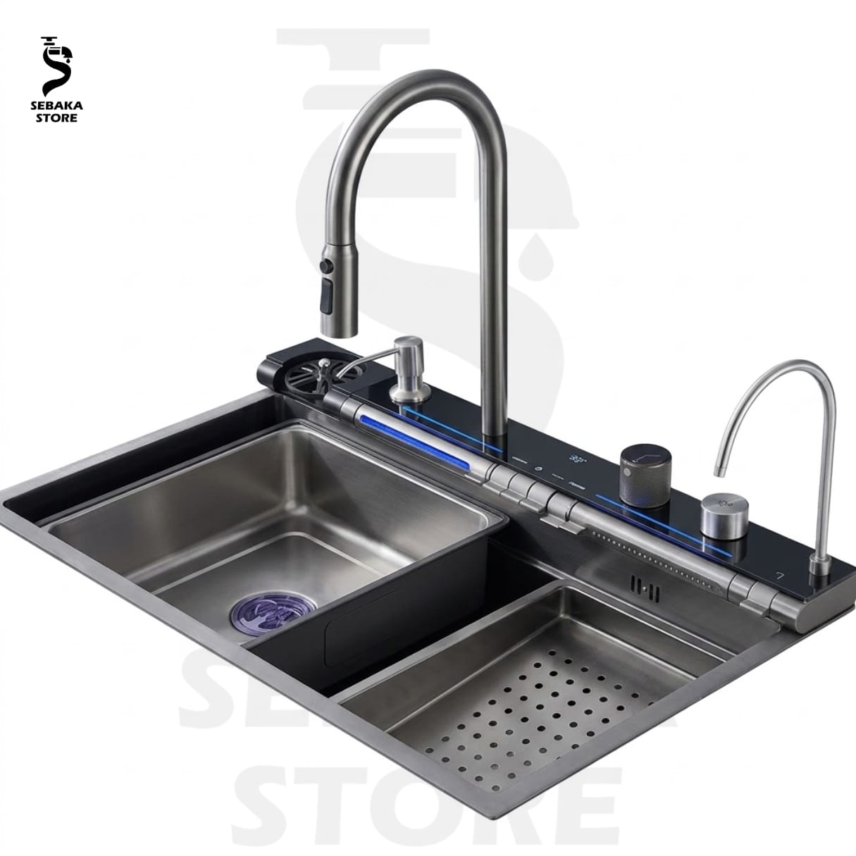 حوض مطبخ سمارت 75×45 ديجيتال
